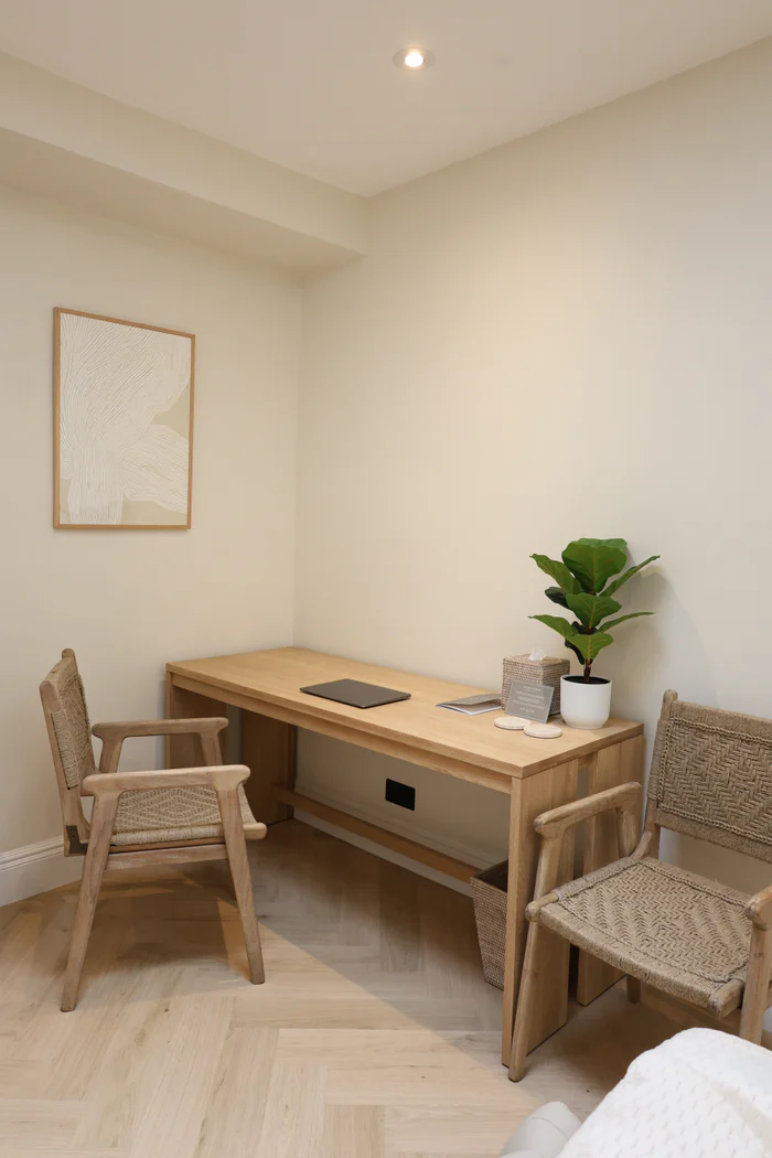 A private consultation room inside The Heath Clinic