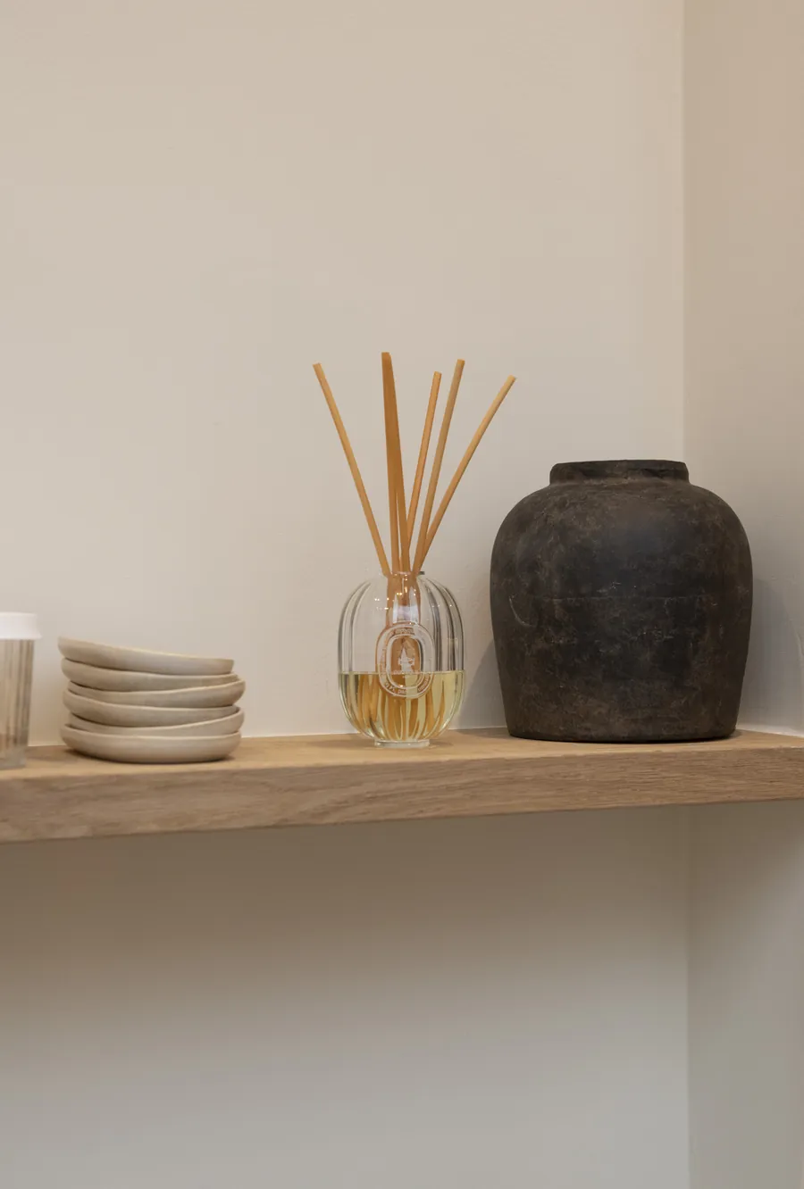 Shelf styling inside The Heath Clinic