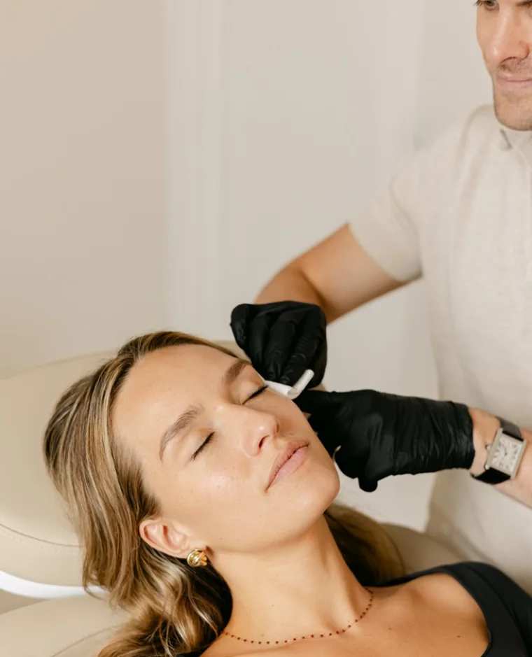 Profhilo treatment close-up